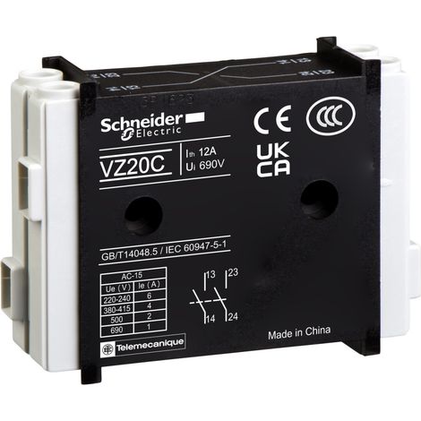 Contacteur CONTACTS AUX. F plus 0 - VZ7 (1/3)