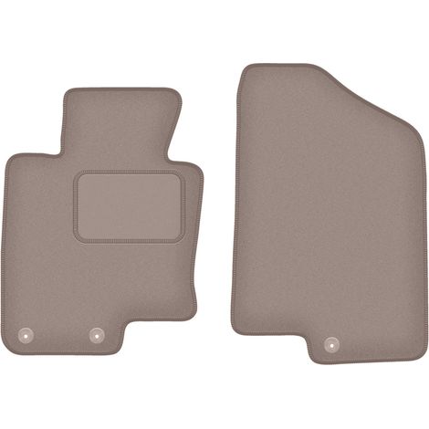 Tapis de sol avant pour Kia Optima III TF berline (2010-2015), beige