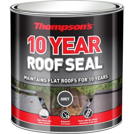 Ronseal Thompson's 10 Year Roof Seal Grey 4 litre RSLHPRS4LG