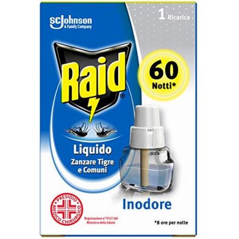 RAID RICARICA LIQUIDA PER DIFFUSORE 60 NOTTI INODORE (1/5)