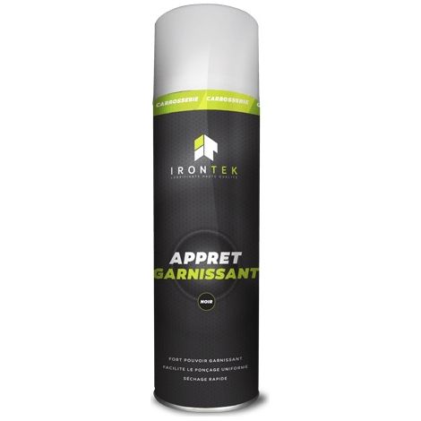 IRONTEK - Apprêt garnissant 500 ml - Noir - IT126 - Ce produit de marque IRONTEK est neuf.