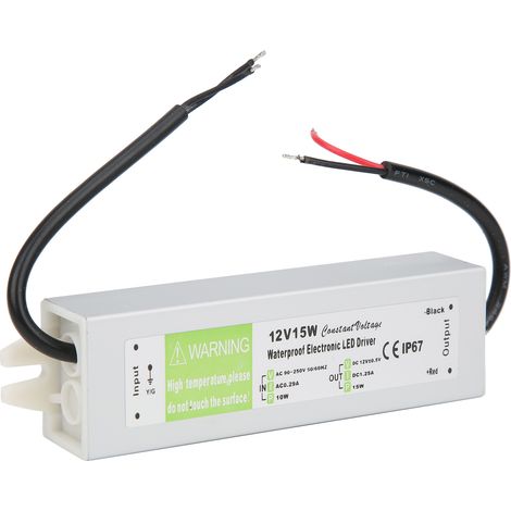 Alimentation à découpage étanche 15 W AC 90-250 V pour LED, transformateur d'alimentation DC 24 V (1/5)