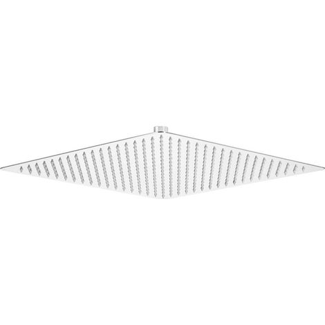 Deante Floks soffione doccia acciaio 400x400 mm