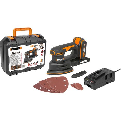 Ponceuse triangulaire sans fil 20V WX822 (1/5)