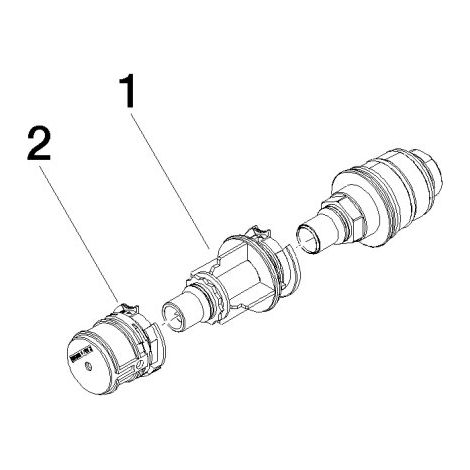 Dornbracht Thermostatkartusche, 44x147mm, 50l/min, 9015020650090 (1/2)
