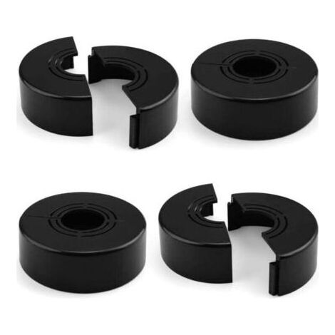 Rosace cache-tuyau 4 pièces pour radiateur, plastique épaissi 60×20 mm réglable, montage par pression pour laver, cuisine, robinet douche (1/4)