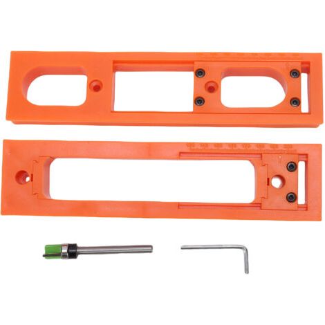RHG Gabarit de rainurage 3D pour charnières : positionnement précis, gabarit de guidage pour défonceuse de charnières 3D dissimulées de 2-1/2 à 6 pouces (1/5)