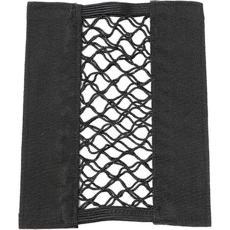 Sac de rangement en filet double couche pour siège auto, compatible avec les sièges auto, noir. (1/5)