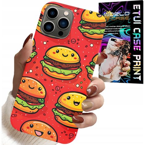 Cover per iPhone 11 PRO MAX - simpatici hamburger sorridenti (1/5)