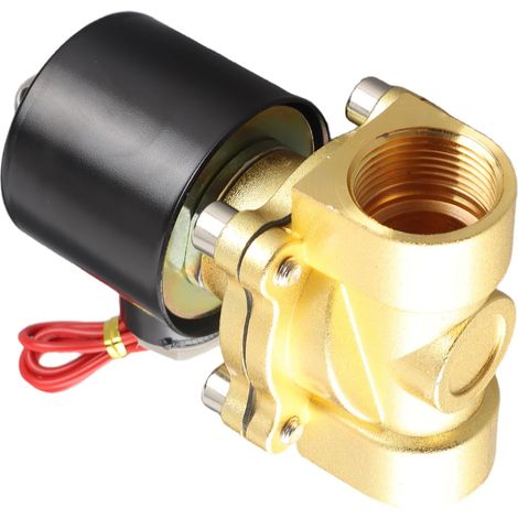 220V AC 3/4" NC Electric Solenoid Valve, Alloy Body (1/5)
