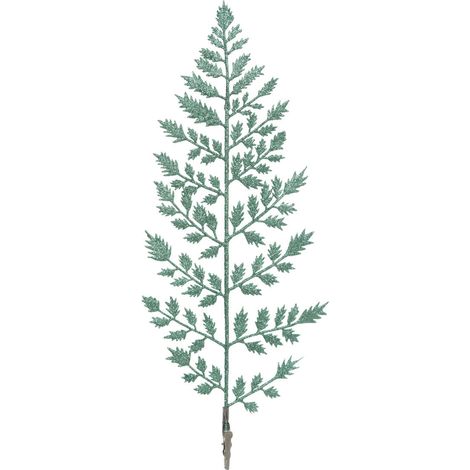 Déco de Noël Branche Verte pailletée H 35 cm - Feeric Christmas (1/2)
