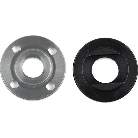 Trade-Shop 22,23mm Flanschaufnahme mit Stirnlochschraube für viele Winkelschleifer (100/115/125/180/230mm) mit M14 Gewinde / 14mm Innendurchmesser (1/4)