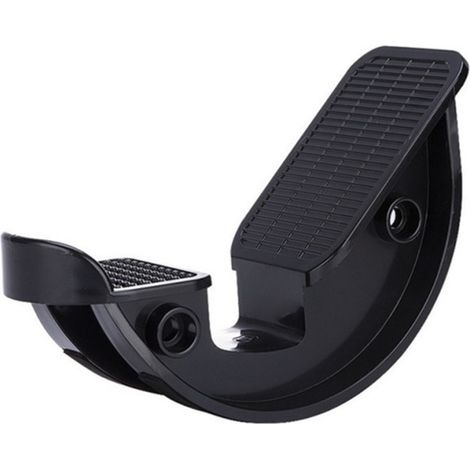 Étireur de mollet avec basculeur pour cheville - Entraînement équilibre et étirement du tendon d'Achille - Noir - Fitness maison