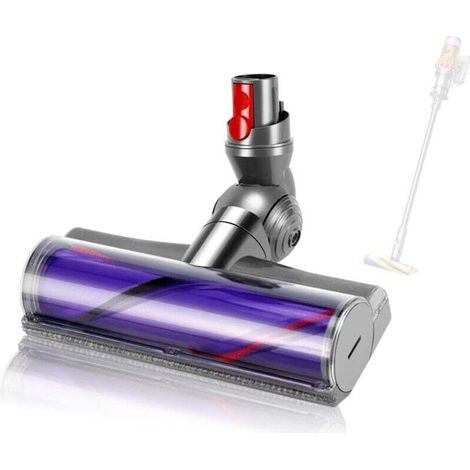 Brush Head Compatible with Dyson V12 Detect Slim, Replacement Cleaning Head Compatible with Dyson V12, Suitable for Carpets, Hardwood Floors, Tiles. (1/4)