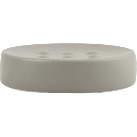Porte savon Céramique TUBE-MATT Taupe mat Spirella