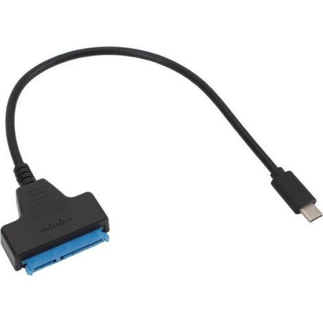 Câble Adaptateur SATA Vers USB Type C - Pour Disque Dur 2,5 Pouces Et SSD - USB 3.1 - 30 Cm - 6 Gbit/s (1/5)