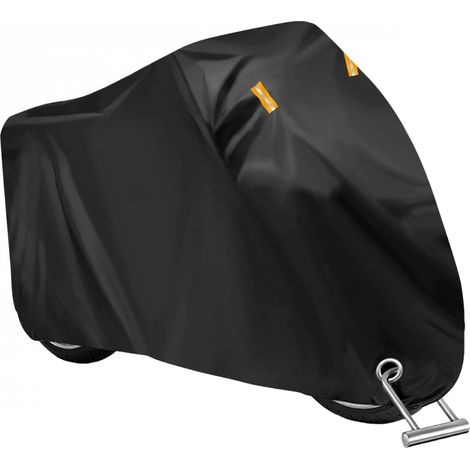 Bâche, housse de protection imperméable pour moto - 245 x 105 x 133 cm - Noir - Linxor (1/4)