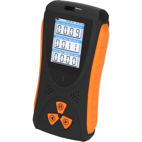 Détecteur de rayonnement nucléaire à comptage GM haute sensibilité avec alarme sonore et lumineuse et compteur de dose de rayonnement multifonctionnel (1/5)