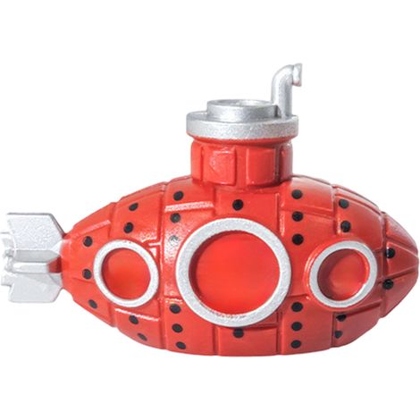 1 maison sous-marine décorative pour aquarium, design bateau coulé, abri pour poissons et crevettes, aménagement paysager aquatique (1/5)