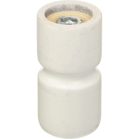 MOBILA - PIEDE BIRILLO IN LEGNO H80MM DIAMETRO 40 MM LACCATO BIANCO