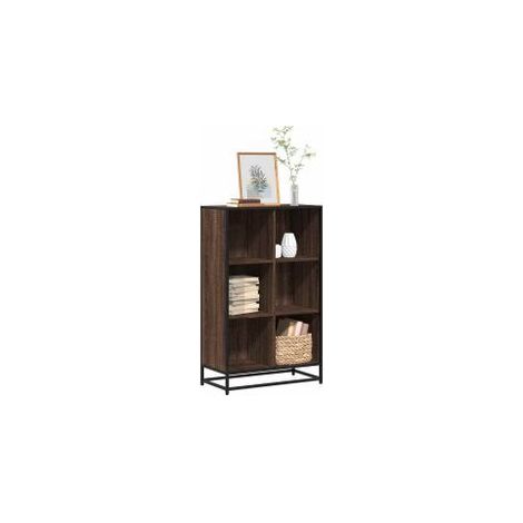 Bibliothèque chêne marron 65,5x33x107,5 bois d'ingénierie (1/5)