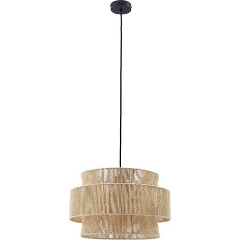 Suspension à intensité variable 'Anuva' en papier pour salon & salle à manger