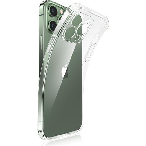 CUSTODIA PER APPLE IPHONE 13 PRO MAX SILICONE TRASPARENTE A2484 (1/5)