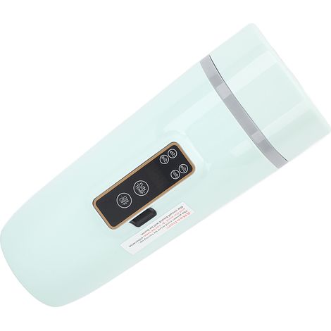 Bouilloire électrique de voyage 350 ml avec affichage numérique, antidérapante, étanche, portable, idéale pour les activités de plein air (12 V, 80 W, verte). (1/5)