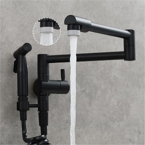 Robinet de remplissage de pot Robinet à eau froidure à mur à mur Robinet pliable Robinet Piscine Piscine Pool Pool de lavabole Lave-linge Lave-linge Robinet Set Robinet pliant ( Color : 1 UK , Size : (1/5)