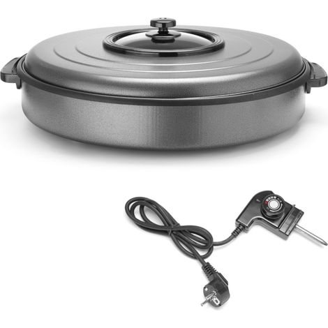 Sartén eléctrica para freír y hornear de 55 cm y 1600 W - Hendi 239605 (1/5)