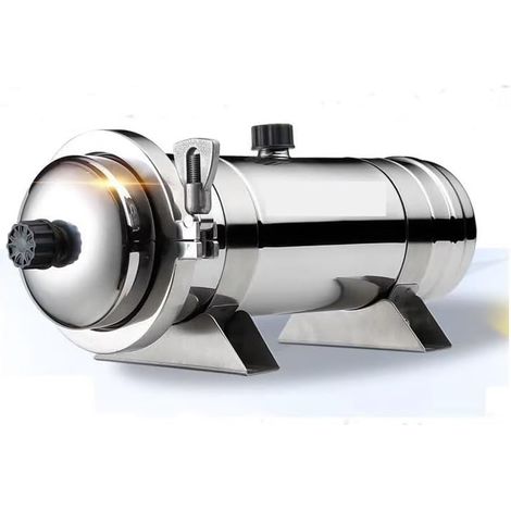 Système de Filtre à Eau 2000L/h purificateur d'eau Lavable PVDF Ultra Filtration/Filtre à Eau du Robinet/Filtration d'eau Potable 0.01ml SUS304 (diamètre 102mm) (1/5)