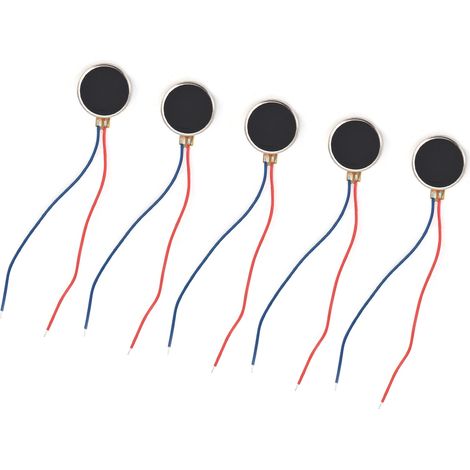 Mini moteur vibrant, petit, léger et silencieux, type bouton plat, micromoteur 3V (1/5)