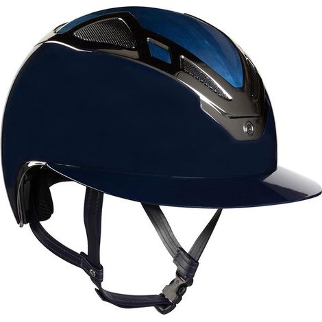 Casco equitazione Suomy apex wood lady blu navy glossy: 58 cm, Blu