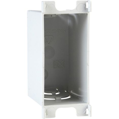 Unica boîte d'encastrement pour maçonnerie profondeur 35mm 1 module SCHNEIDER MGU8.601 (1/3)