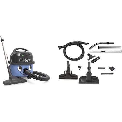 Numatic – Aspirateur à main 620W – Capacité 9L – Longueur cordon 12.5m – Niveau sonore 72dB – Filtre Tritrex