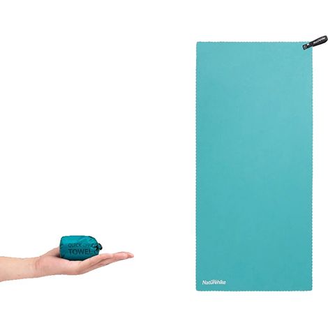 Badetuch, schnelltrocknend, leichtes Design, Handtuch 40x80cm Blau (1/2)