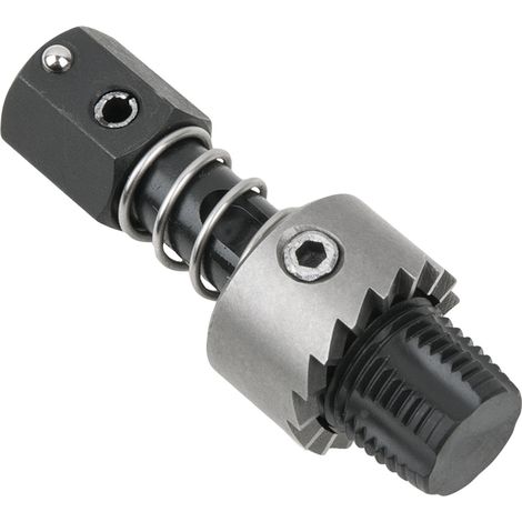 KS Tools 1/2 Spezial-Gewindereiniger mit integriertem Dichtsitzfräser, 18 mm (1/4)