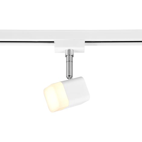 Faretto LED, metallo, bianco opaco, 5x14x8,5 cm, Duoline (1/4)