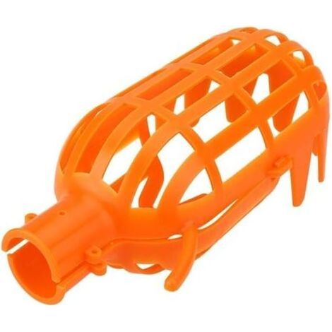FENOPLASTICATête de panier à fruits en plastique, outil d'économie de main-d'œuvre, récupère les fruits pour la récolte (orange) (1/5)