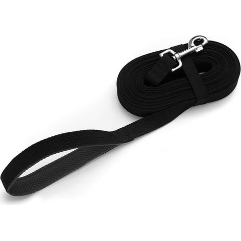 JoQu® Lange 10m Schwarze Mittlere Hundeleine