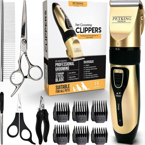 Tondeuse Chien, Sans Fil, Silencieuse, Kit de Toilettage (1/5)