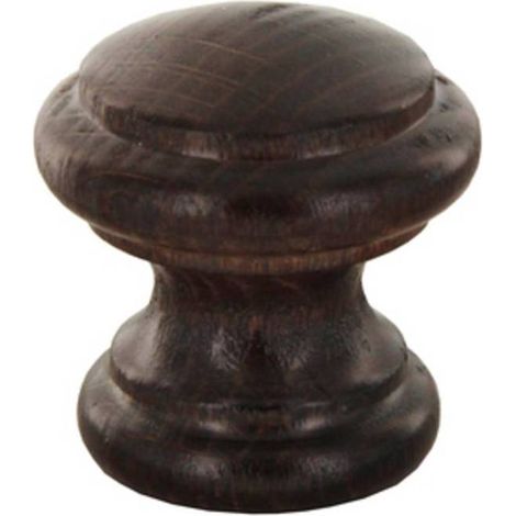 25 x POMOLO IN LEGNO NOCE 114A D 38 MM