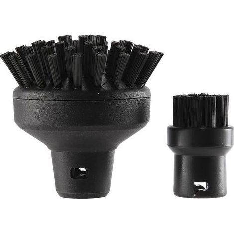 Grande brosse ronde pour nettoyeurs vapeur Kärcher SC1 SC2 SC3 SC4, adaptateur pour accessoires. (1/5)