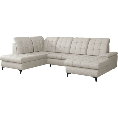 Canapé d'angle Sanford 100, Neve 03, Disponible, 330x212x105cm, 0 (1/5)