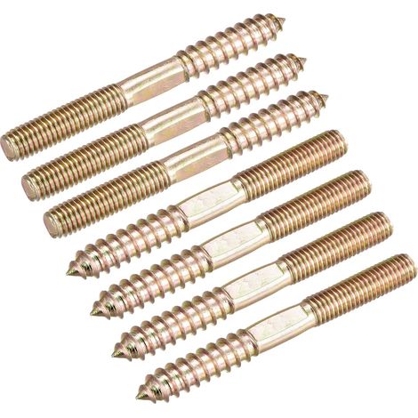 7pcs M8x80mm Vis Double Filetage Boulon Double Tête Cheville (1/5)
