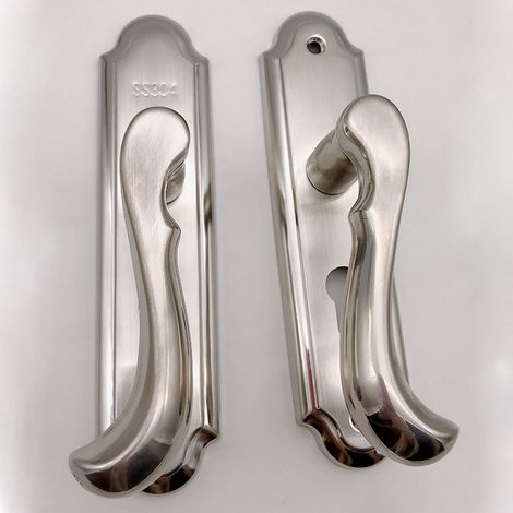 Poignée de porte chromée durable, poignée de porte (sxl0105) (1/3)