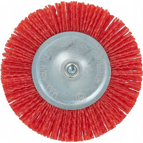Spazzola laterale in nylon, asta da 100 mm (1/5)