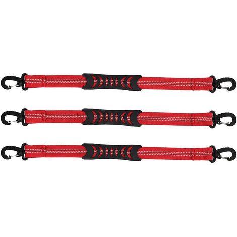 3 Paires Sangles de Portage en Nylon pour Patins à Roulettes, Chaussures de Ski et Snowboard - Lanières Réglables pour Transporter Vos Chaussures de Sport (1/5)