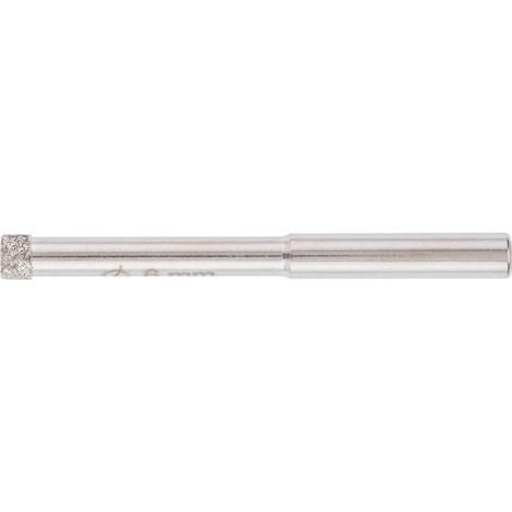 Foret diamanté graphite 6 mm pour carrelage et grès cérame - Perçage de précision