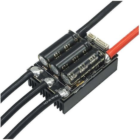 Contrôleur de moteur sans balais Mini V6.8 100A avec dissipateur thermique pour scooter, vélo électrique et kart DIY (1/5)